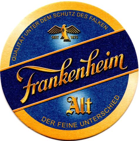 düsseldorf d-nw franken gruiten 1-2a (rund215-hg blau-rand gelbbraun)